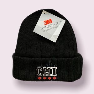 Custom embroidered Chicago beanie !!!